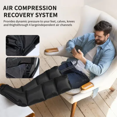 Bottes de massage jambes à compression d'air – image 3
