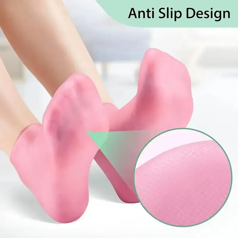 Chaussettes longues en gel de silicone