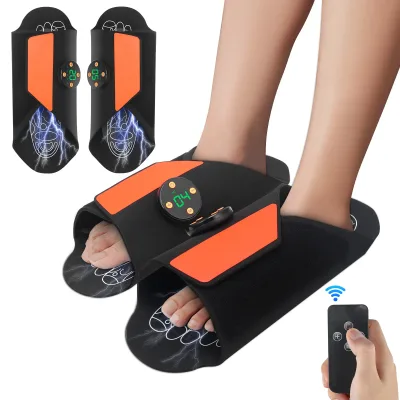 Chaussons de massage des pieds avec télécommande
