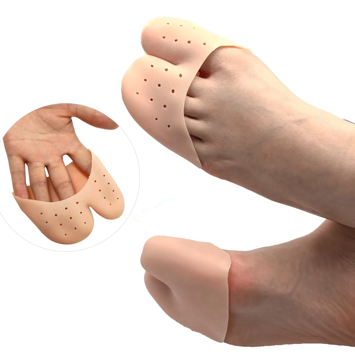 Coussinets avant-pied en gel de silicone