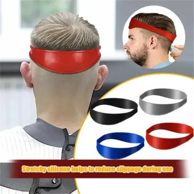 Guide de coupe de cheveux en silicone pour nuque – image 2