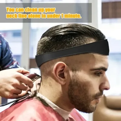 Guide de coupe de cheveux en silicone pour nuque – image 3