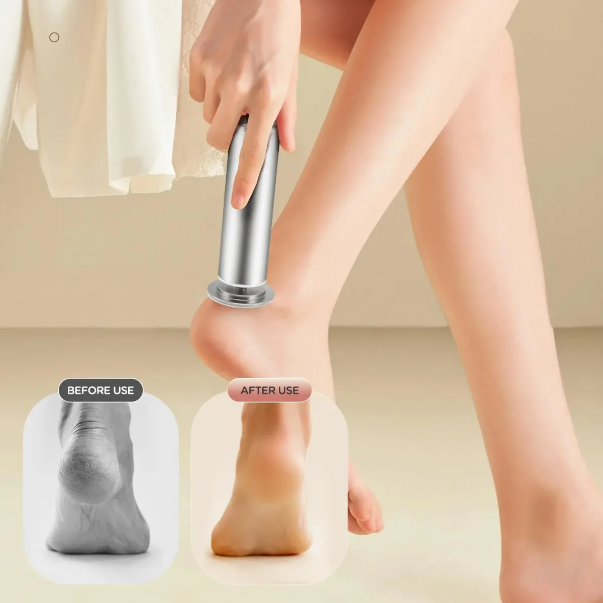 Lime électrique pour pieds avec 60 disques