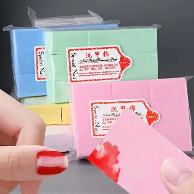 Lingettes en coton non pelucheuses pour ongles