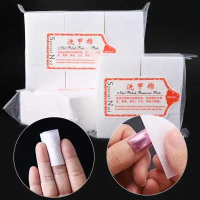 Lingettes en coton non pelucheuses pour ongles – image 2
