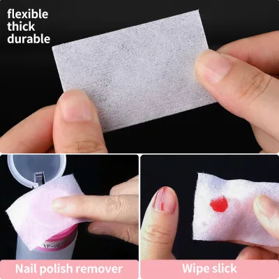 Lingettes en coton non pelucheuses pour ongles – image 3