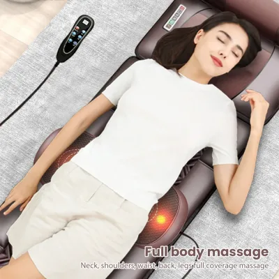 Matelas de massage chauffant et vibrant pliable – image 2