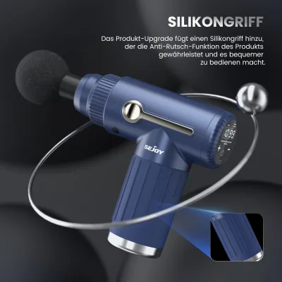 Pistolet de massage portable, 6 têtes – image 3
