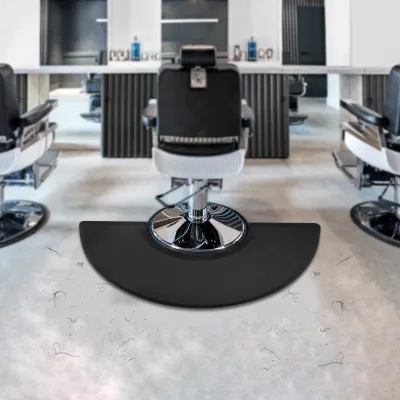 Tapis de sol antidérapant noir pour salon – image 2