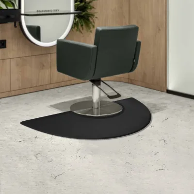 Tapis de sol antidérapant noir pour salon – image 3