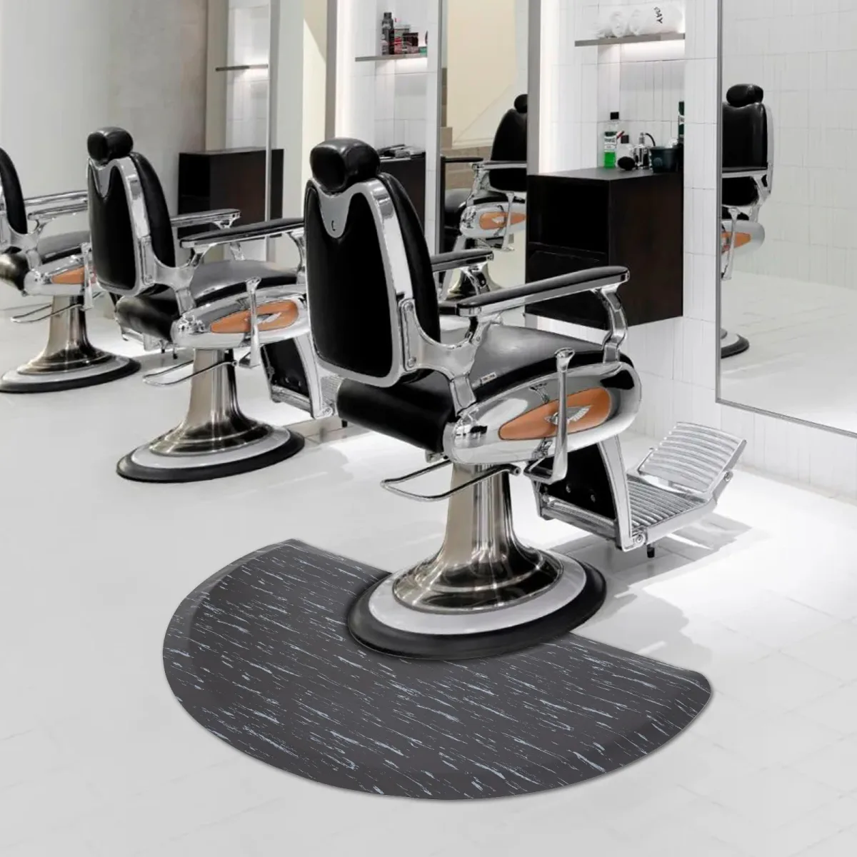 Tapis de sol antidérapant pour salon de coiffure