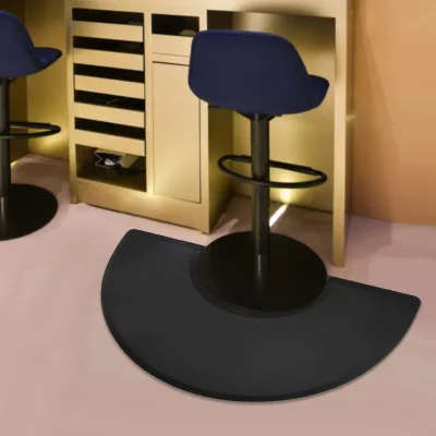 Tapis de sol demi-cercle pour salon de coiffure – image 3